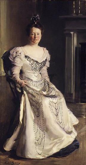 Cecilia Beaux Mrs. Robert Abbe (Catherine Amory Bennett) Germany oil painting art
